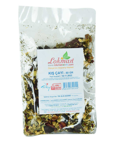 Bitkisel Karışık Osmanlı Çayı Kış Çayı 50 Gr Paket