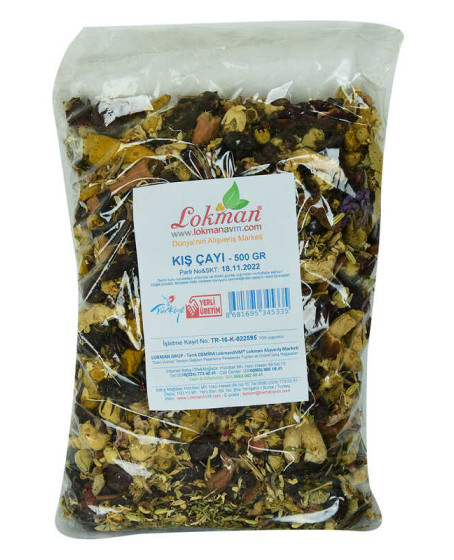 Bitkisel Karışık Osmanlı Çayı Kış Çayı 500 Gr Paket