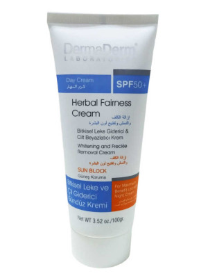 Bitkisel Leke Karşıtı Gündüz Kremi Güneş Koruma SPF 50+ 100 Gr
