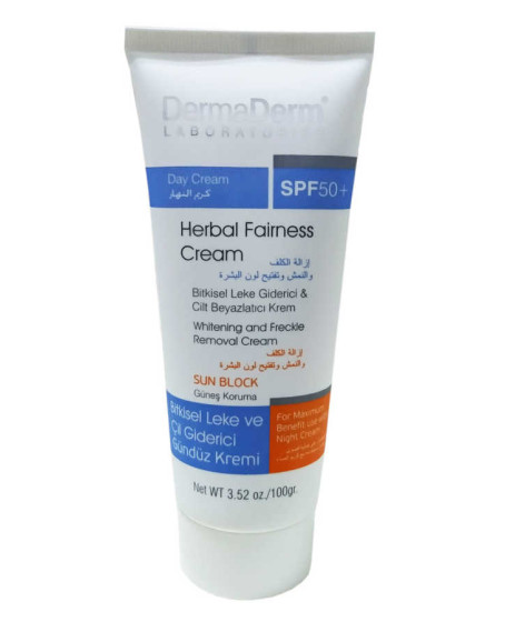 Bitkisel Leke Karşıtı Gündüz Kremi Güneş Koruma SPF 50+ 100 Gr