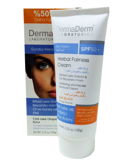 Bitkisel Leke Karşıtı Gündüz Kremi Güneş Koruma SPF 50+ 100 Gr