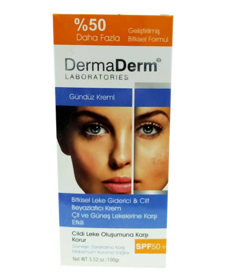 Bitkisel Leke Karşıtı Gündüz Kremi Güneş Koruma SPF 50+ 100 Gr