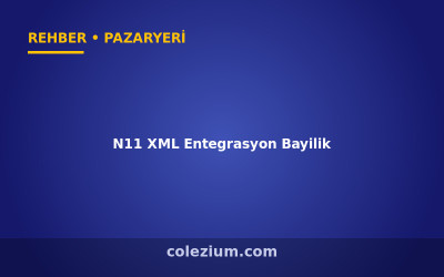 N11 XML Entegrasyon ve Dropshipping Bayilik Rehberi