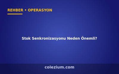 Stok Senkronizasyonu Neden Önemli?