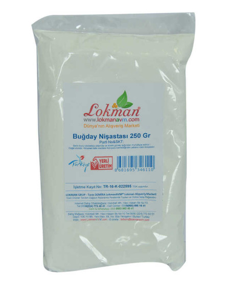 Buğday Nişastası 250 Gr Paket