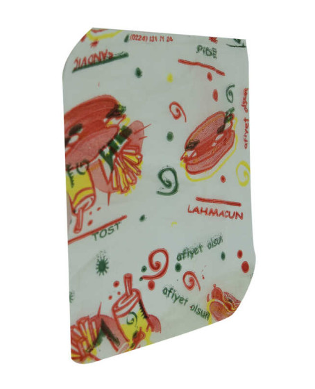 Bursburger Döner Hamburger Sandviç Hışır Poşeti 13X14 2000 Adet