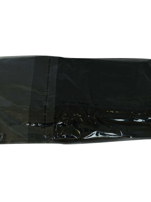 Büyük Boy Atlet Geri Dönüşüm Granül Çanta Poşet 52X33 Cm Kalın Siyah 1000 Gr 1 Paket