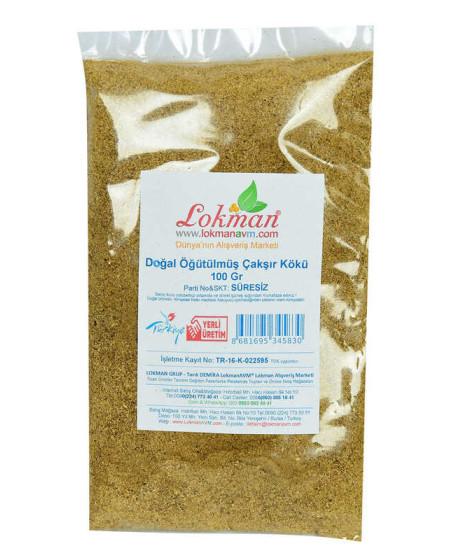 Çakşır Kökü Doğal Öğütülmüş 100 Gr Paket