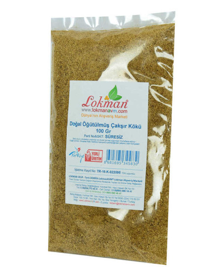 Çakşır Kökü Doğal Öğütülmüş 100 Gr Paket