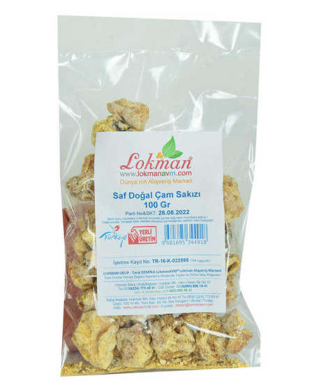 Çam Sakızı Doğal 100 Gr Paket