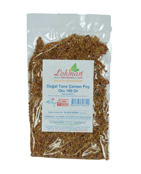 Çemen Poy Otu Tane Doğal 100 Gr Paket