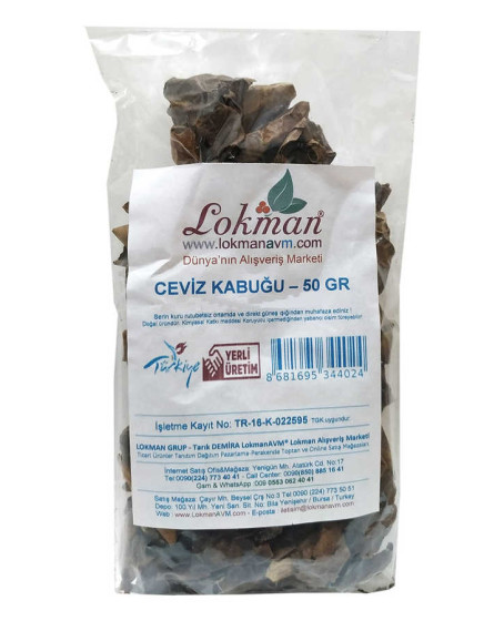 Ceviz Kabuğu Doğal 50 Gr Paket
