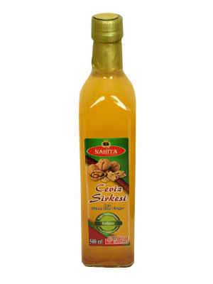 Ceviz Sirkesi Doğal Fermantasyon Katkısız Cam Şişe 500 ML