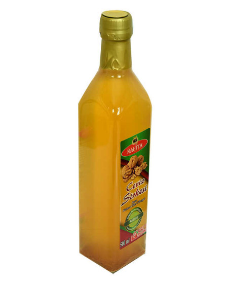 Ceviz Sirkesi Doğal Fermantasyon Katkısız Cam Şişe 500 ML