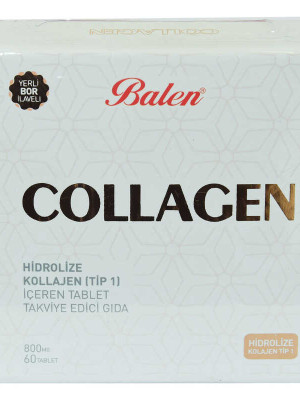 Collagen Hidrolize Kollajen Tip1 İçeren Tablet 800 Mg X 60 Tablet
