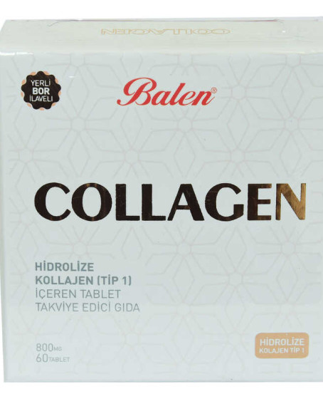 Collagen Hidrolize Kollajen Tip1 İçeren Tablet 800 Mg X 60 Tablet