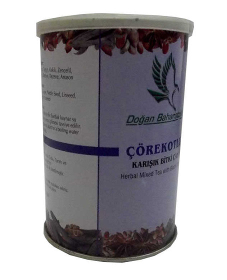 Çörekotlu Karışık Bitkisel Çay 100 Gr Teneke Kutu