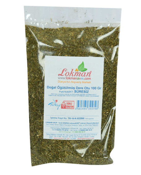 Dere Otu Öğütülmüş Doğal 100 Gr Paket