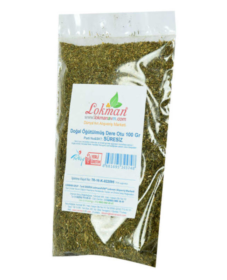 Dere Otu Öğütülmüş Doğal 100 Gr Paket