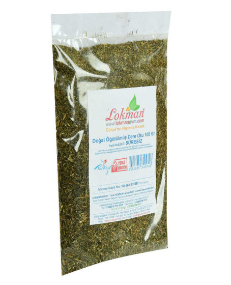 Dere Otu Öğütülmüş Doğal 100 Gr Paket