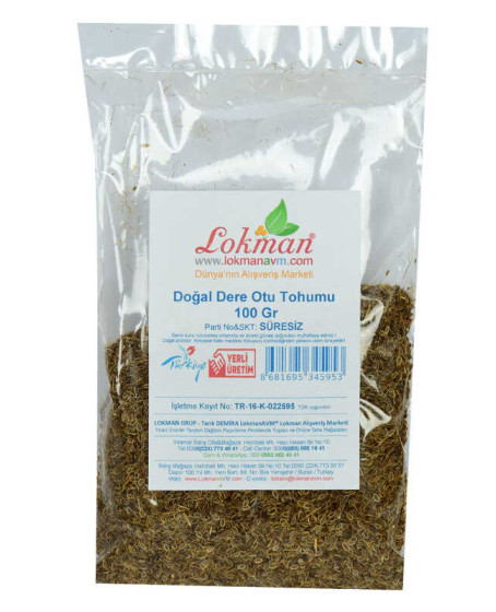 Dere Otu Tohumu Doğal 100 Gr Paket