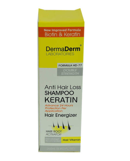 Saç Dökülmesine Karşı Keratin Biotin ve Vitaminli Şampuan 250 ML