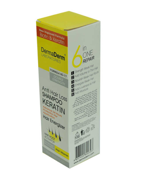 Saç Dökülmesine Karşı Keratin Biotin ve Vitaminli Şampuan 250 ML