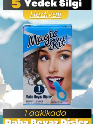 Diş Leke Silgisi 1 Aparatlı + 5 Yedek Süngerli Set 1 Paket