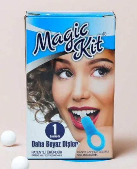 Diş Leke Silgisi 1 Aparatlı + 5 Yedek Süngerli Set 1 Paket