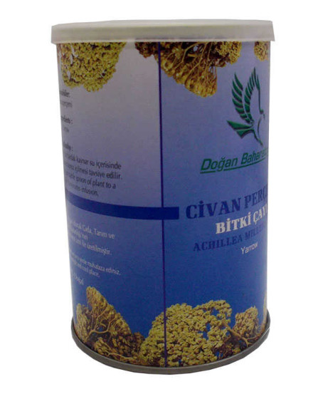 Doğal Civanperçemi Otu 100 Gr Teneke Kutu