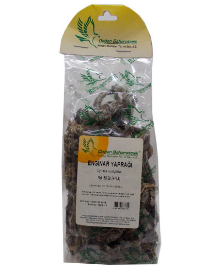 Doğal Enginar Yaprağı 50 Gr Paket