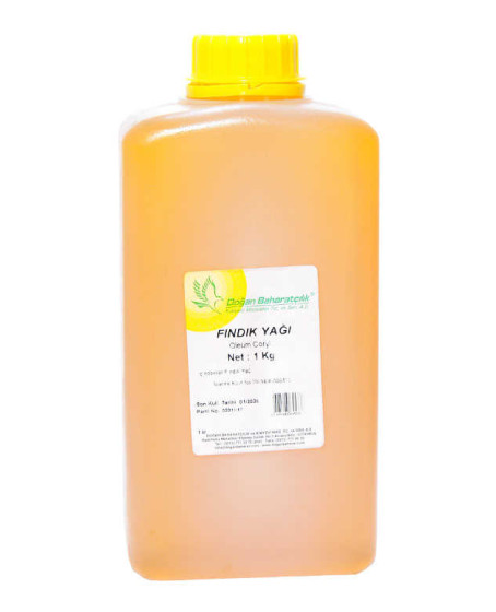 Doğal Fındık Yağı Pet Bidon 1000 Gr