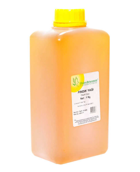Doğal Fındık Yağı Pet Bidon 1000 Gr