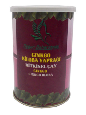 Doğal Ginkgo Biloba Yaprağı 100 Gr Teneke Kutu