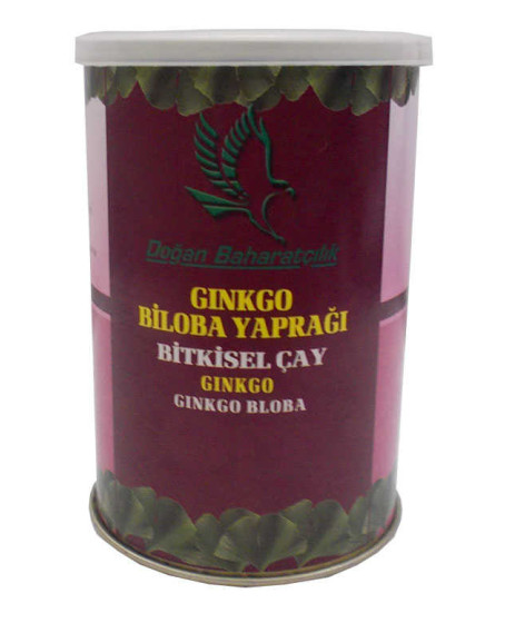 Doğal Ginkgo Biloba Yaprağı 100 Gr Teneke Kutu