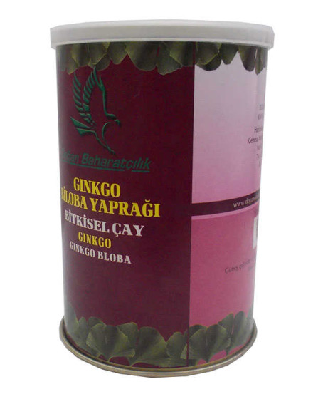 Doğal Ginkgo Biloba Yaprağı 100 Gr Teneke Kutu