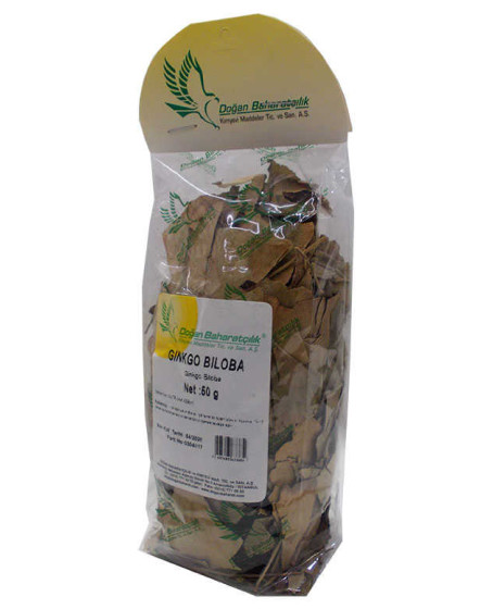 Doğal Ginkgo Biloba Yaprağı 50 Gr Paket