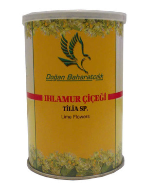 Doğal Ihlamur Çiçeği 50 Gr Teneke Kutu