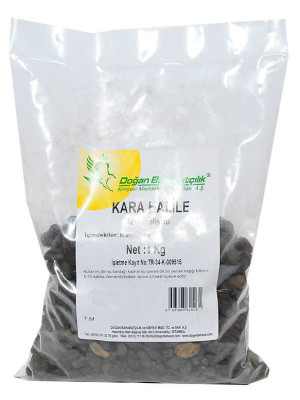 Doğal Kara Halile 1000 Gr Paket
