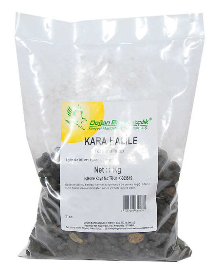 Doğal Kara Halile 1000 Gr Paket