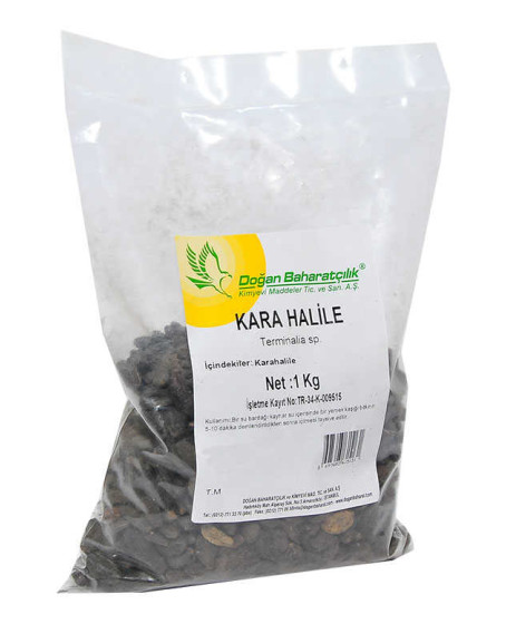 Doğal Kara Halile 1000 Gr Paket