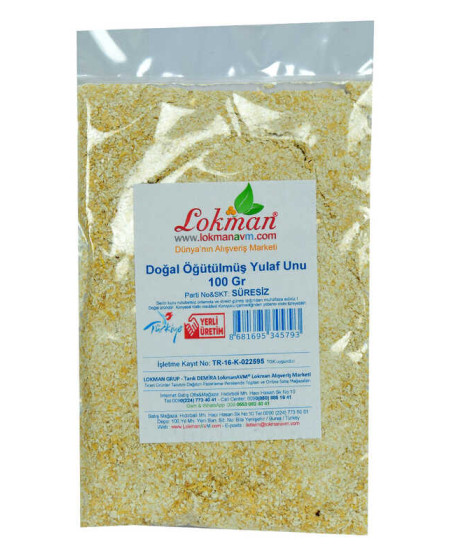 Doğal Öğütülmüş Yulaf Unu 100 Gr Paket