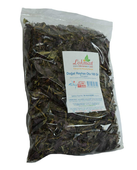 Doğal Reyhan Otu Mor 100 Gr Paket