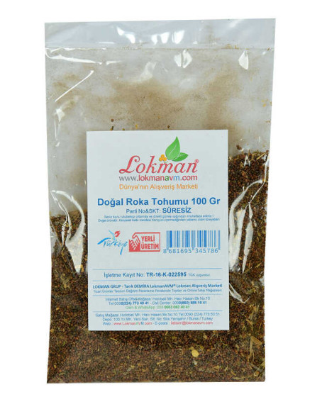 Doğal Roka Tohumu 100 Gr Paket