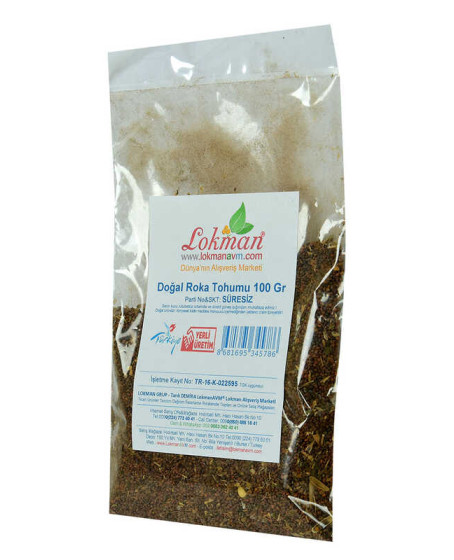 Doğal Roka Tohumu 100 Gr Paket