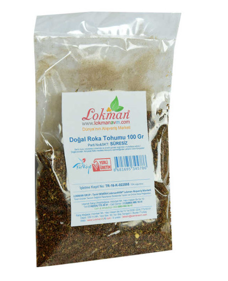 Doğal Roka Tohumu 100 Gr Paket