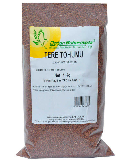 Doğal Tere Tohumu 1000 Gr Paket