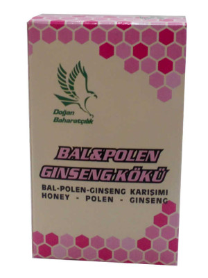 Bal Polen Ginsengli Karışım Cam Kavanoz 230 Gr