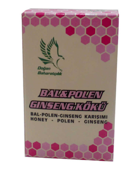 Bal Polen Ginsengli Karışım Cam Kavanoz 230 Gr