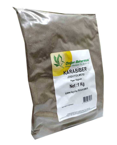 Karabiber Doğal Öğütülmüş Saf 1000 Gr Paket